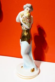 Porcelain Girl Figurine - Březová - Pirkenhammer - 1929 Porcelain Girl Figurine - Březová - Pirkenhammer - 1929