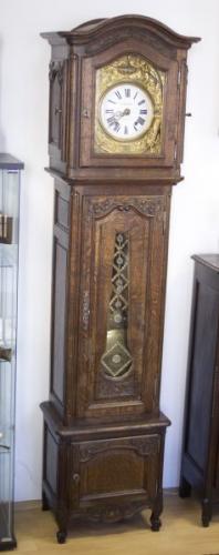 Longcase Clock - solid wood, brass - B. Brossier a Pre – en Pail - 1820 Longcase Clock - solid wood, brass - B. Brossier a Pre – en Pail - 1820