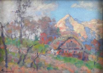 Summer mountain landscape Summer mountain landscape