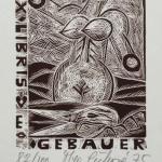 Olga Cechova - Four ex libris, Fisherman  Olga Cechova - Four ex libris, Fisherman