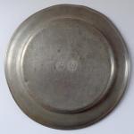 Large pewter plate - Joseph Stephan Plazer Large pewter plate - Joseph Stephan Plazer
