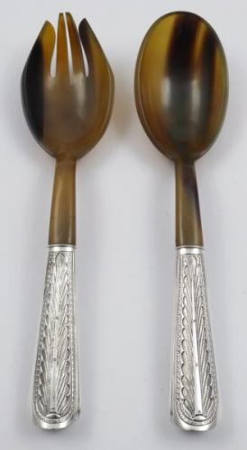 Silver Cutlery - horn, silver - 1960 Silver Cutlery - horn, silver - 1960