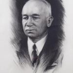 Alesa Vaic - Portrait of Edvard Benes  Alesa Vaic - Portrait of Edvard Benes