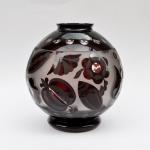 Vase - etched glass, layered glass - Krásno, Salomon Reich - 1935 Vase - etched glass, layered glass - Krásno, Salomon Reich - 1935