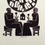 Miroslav Houra - 3 x Exlibris, PF 1977, PF 1979  Miroslav Houra - 3 x Exlibris, PF 1977, PF 1979