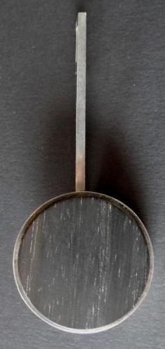 Silver pendant with wooden plate - Denmark Silver pendant with wooden plate - Denmark