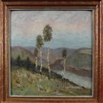 J. Kar. Jelinek - View of the valley with the rive J. Kar. Jelinek - View of the valley with the rive