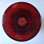 Glass on the stem with white lilies Glass on the stem with white lilies