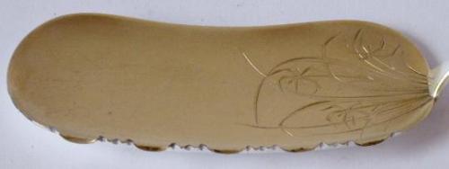 Gold and silver plated, cake scoop - Christofle Gold and silver plated, cake scoop - Christofle