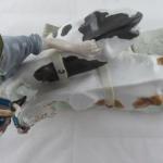 Peasant with cows and plough - Otto Pilz, Meissen Peasant with cows and plough - Otto Pilz, Meissen