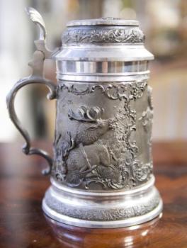 Pewter pitcher - tin - 1930 Pewter pitcher - tin - 1930