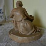 Ceramic Figurine - Woman - burnt clay - 1943 Ceramic Figurine - Woman - burnt clay - 1943