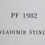 Vladimir Komarek - PF 1982, Exlibris Johan Souvere Vladimir Komarek - PF 1982, Exlibris Johan Souvere