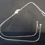 Silver flexible bottle holder wine Silver flexible bottle holder wine