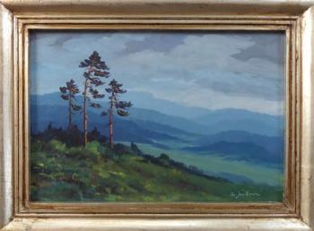 Saskova - Three pines on the hillside Saskova - Three pines on the hillside