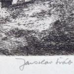 Jaroslav Svab - Dresden, Aisle with a tower  Jaroslav Svab - Dresden, Aisle with a tower