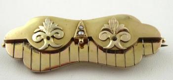 Brooch - silver - 1890 Brooch - silver - 1890