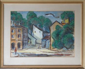 Painting - paper - Milan Žofka - 1965 Painting - paper - Milan Žofka - 1965