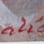 Karel Balicek - Winter landscape with red sky Karel Balicek - Winter landscape with red sky