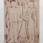 Miroslav Houra - 4x Ex libris, 1x color linocut  Miroslav Houra - 4x Ex libris, 1x color linocut