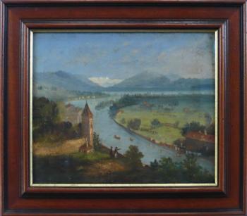 Promenade above confluence Promenade above confluence