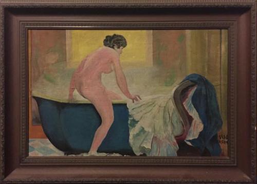 Frantisek Xaver Naske - bathing Frantisek Xaver Naske - bathing