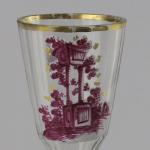 Glass Goblet - clear glass - Harrachov Bohemia - 1770 Glass Goblet - clear glass - Harrachov Bohemia - 1770