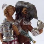 Musketeer with a tavern keeper Musketeer with a tavern keeper