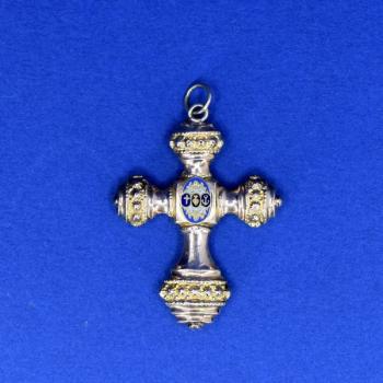Cross Pendant - enamel, gold - 1890 Cross Pendant - enamel, gold - 1890