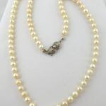 Necklace with sea pearls with a diameter of 5.5 to Necklace with sea pearls with a diameter of 5.5 to