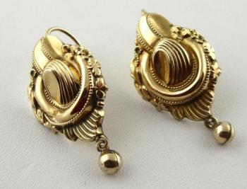 Earrings - silver - 1880 Earrings - silver - 1880