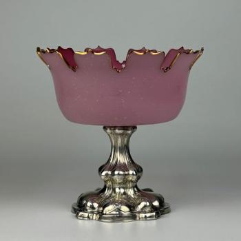 Silver Pedestal Bowl - silver - 1840 Silver Pedestal Bowl - silver - 1840