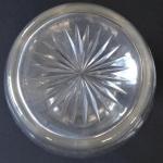 Glass vase, with cut star and silver neck - Vienna Glass vase, with cut star and silver neck - Vienna