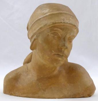 Bretislav Benda (1897-1983) - Girl with the Scarf Bretislav Benda (1897-1983) - Girl with the Scarf