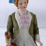 Hand-painted statue of a violinist Hand-painted statue of a violinist