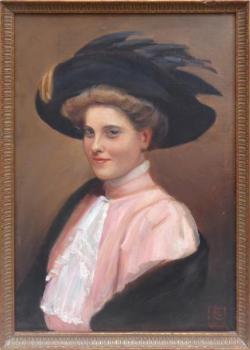 Portrait of Lady - canvas - 1910 Portrait of Lady - canvas - 1910