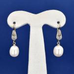 White Gold Earrings - gold, diamond - 2000 White Gold Earrings - gold, diamond - 2000