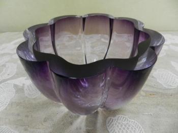 Glass Bowl - glass, cut glass - 1970 Glass Bowl - glass, cut glass - 1970