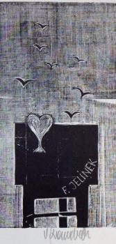 Vladimir Komarek - Ex libris von F. Jelinek Vladimir Komarek - Ex libris von F. Jelinek