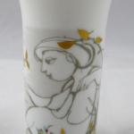 Little vase with girl and birds - Wiinblad, Rosent Little vase with girl and birds - Wiinblad, Rosent