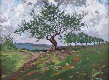B. Friml (Geza Fonyi) - Trees near the road B. Friml (Geza Fonyi) - Trees near the road