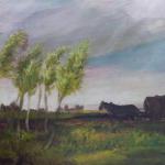 Rolin Viktor - Landscape before the storm with a c Rolin Viktor - Landscape before the storm with a c