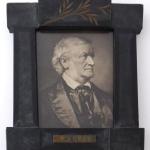 A frame with a portrait of the composer Wagner A frame with a portrait of the composer Wagner