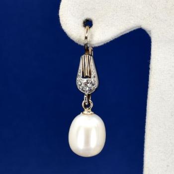 White Gold Earrings - gold, diamond - 2000 White Gold Earrings - gold, diamond - 2000