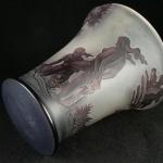 Vase - two-layer glass, etched glass - Alois Hásek - 1935 Vase - two-layer glass, etched glass - Alois Hásek - 1935