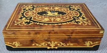 Inlaid Jewelry Box - 1900 Inlaid Jewelry Box - 1900