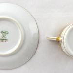 Art Nouveau mocca cup, gilded wreath - Epiag Art Nouveau mocca cup, gilded wreath - Epiag