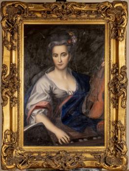 277. Portrait of a lady with a viola 277. Portrait of a lady with a viola