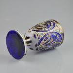 Glass Goblet - enamel, cobalt - 1855 Glass Goblet - enamel, cobalt - 1855