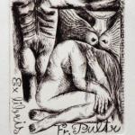 Olga Cechova - 5 x Ex libris  Olga Cechova - 5 x Ex libris